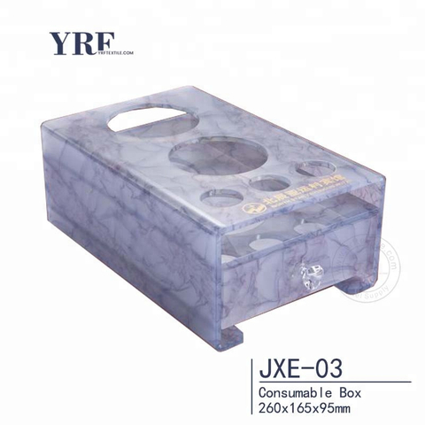 La chambre d'hôtel de GuangZhou Foshan fournit la boîte de consommables de boîte de rangement en acrylique pour YRF