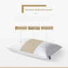 Fournisseur chinois personnalisé nouveau style oreillers stéréo partitionnés à trois couches doux à 95% en duvet