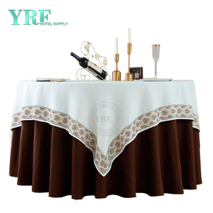 YRF Table Cover Hotel Party 132" lin 100% Polyester Rond