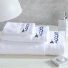 100 % coton blanc pur luxe fait sur mesure de haute qualité utilisé des serviettes de l'hôtel