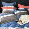 Style moderne 4 pièces motif de couture Home Textile King lit douceur ensemble de draps de lit