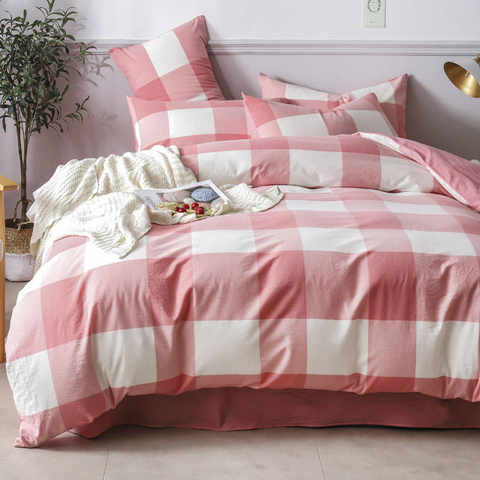 Home Textile Drap de lit en coton Plaid rose de luxe de haute qualité