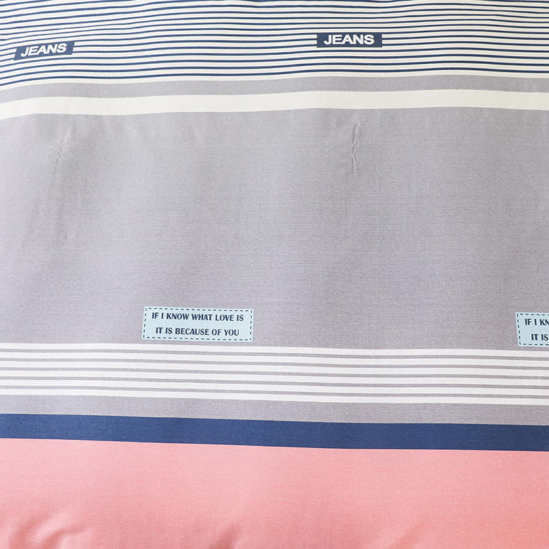 Ensemble de draps de lit nouveau produit vichy confortable pour lit double